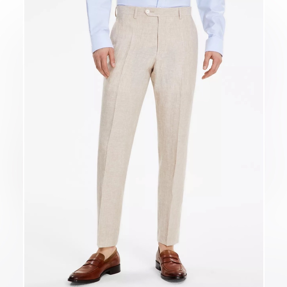 Tommy Hilfiger Men's Modern-Fit Linen Pants NWT